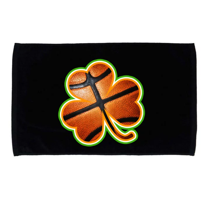 St Patricks Day Play Basketball Shamrock Gift Microfiber Hand Towel