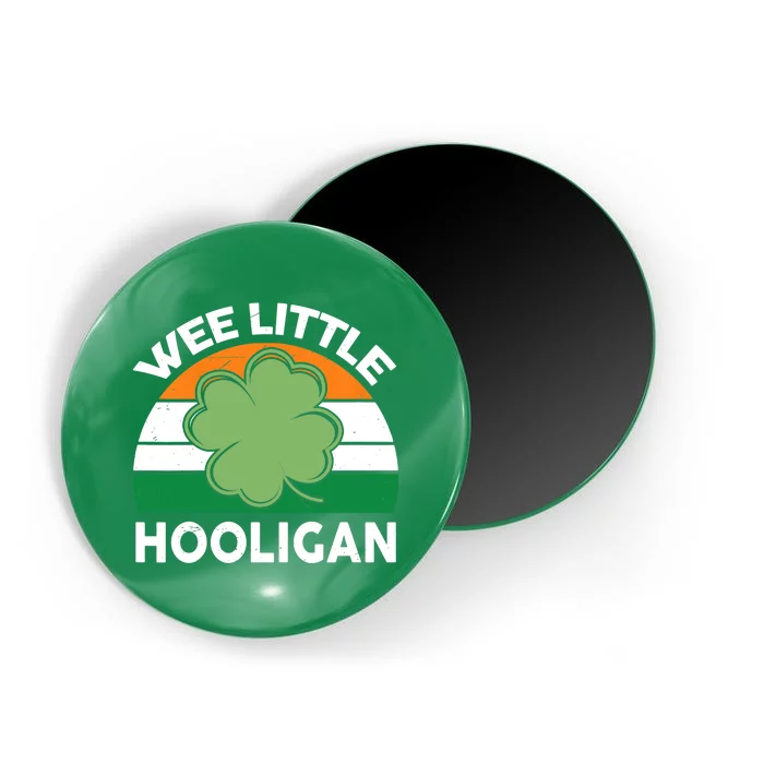 St Patricks Day Wee Little Hooligan Irish Baby Boy Magnet