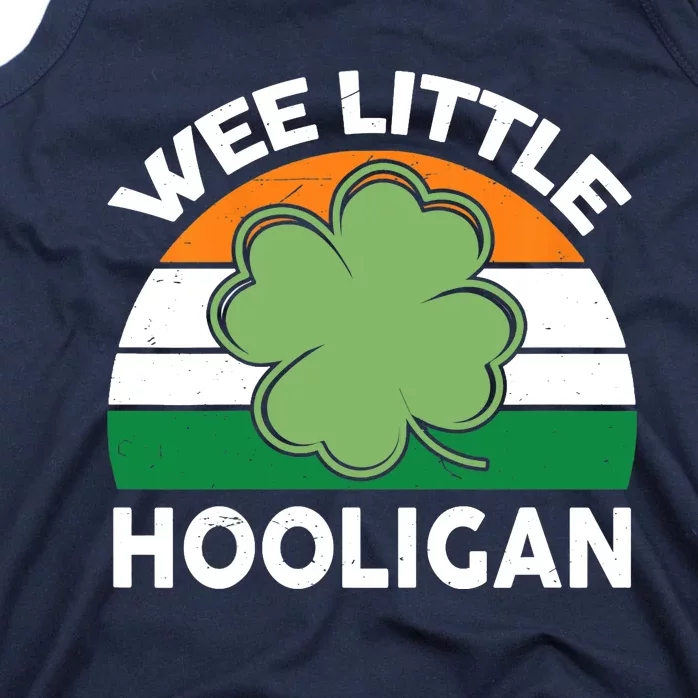 St Patricks Day Wee Little Hooligan Irish Baby Boy Tank Top