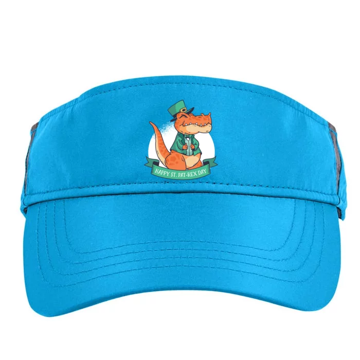 St Patrick's Day Happy St Patgiftrex Day Tgiftrex Dinosaur Gift Adult Drive Performance Visor