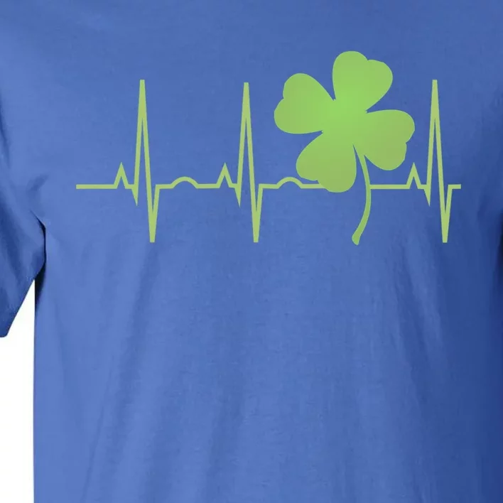 St Patricks Day Funny Gift Irish Heartbeat Hooded Gift Tall T-Shirt