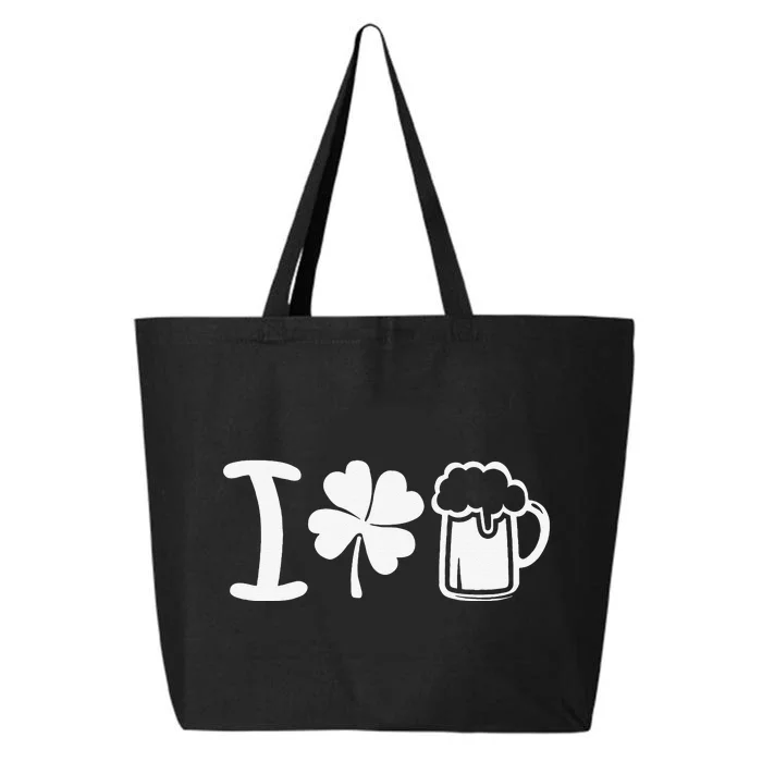 Saint Patrick's Day I Love Beer 25L Jumbo Tote