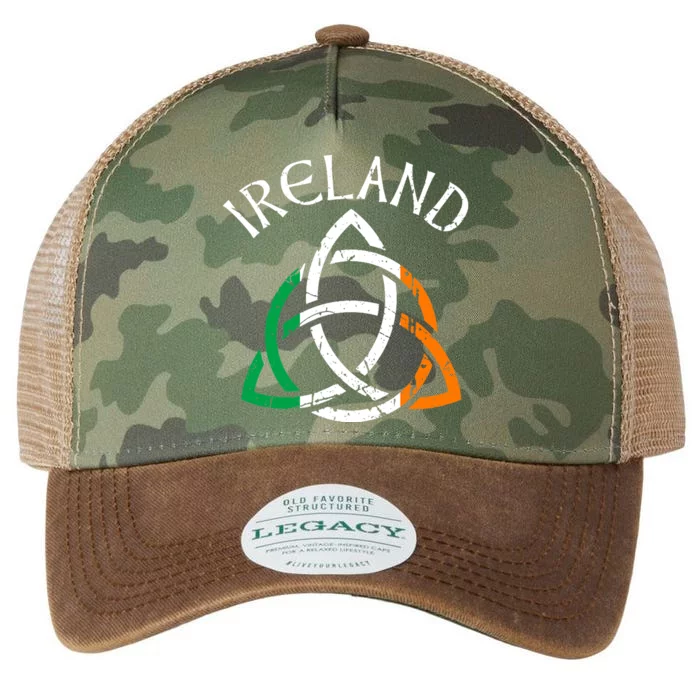 St Patricks Day for Adults Celtic Knot Ireland Legacy Tie Dye Trucker Hat