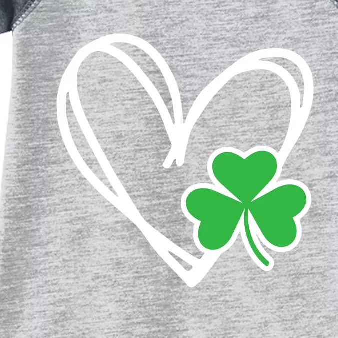 St Patricks Day Shirts Heart Shamrock Irish Infant Baby Jersey Bodysuit