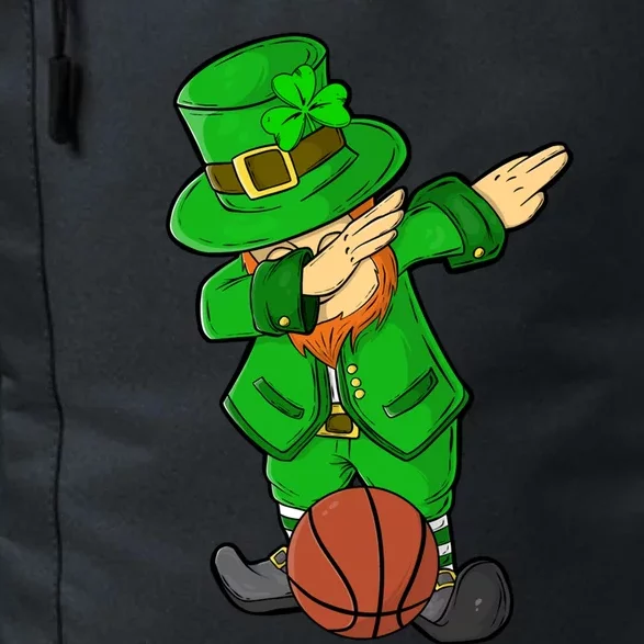 St Patricks Day Dabbing Leprechaun Funny Basketball Lover Gift Daily Commute Backpack