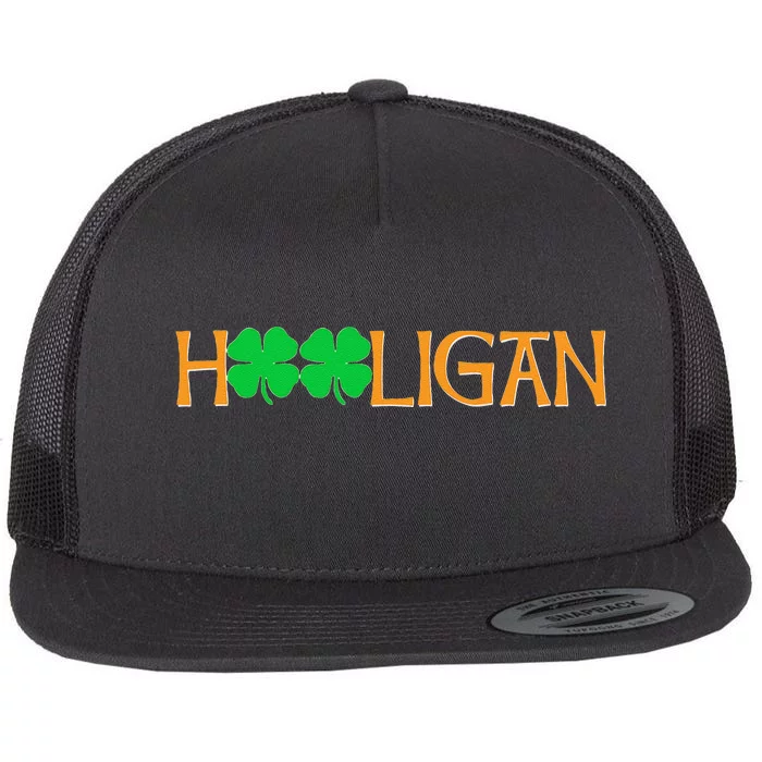 St Paddy's Day Irish Hooligan Flat Bill Trucker Hat