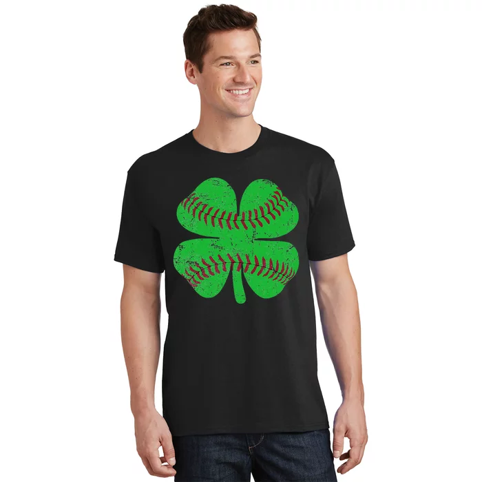 St Patricks Day Shamrock Baseball Saint Paddy's T-Shirt