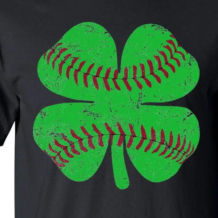 St Patricks Day Shamrock Baseball Saint Paddy's Tall T-Shirt