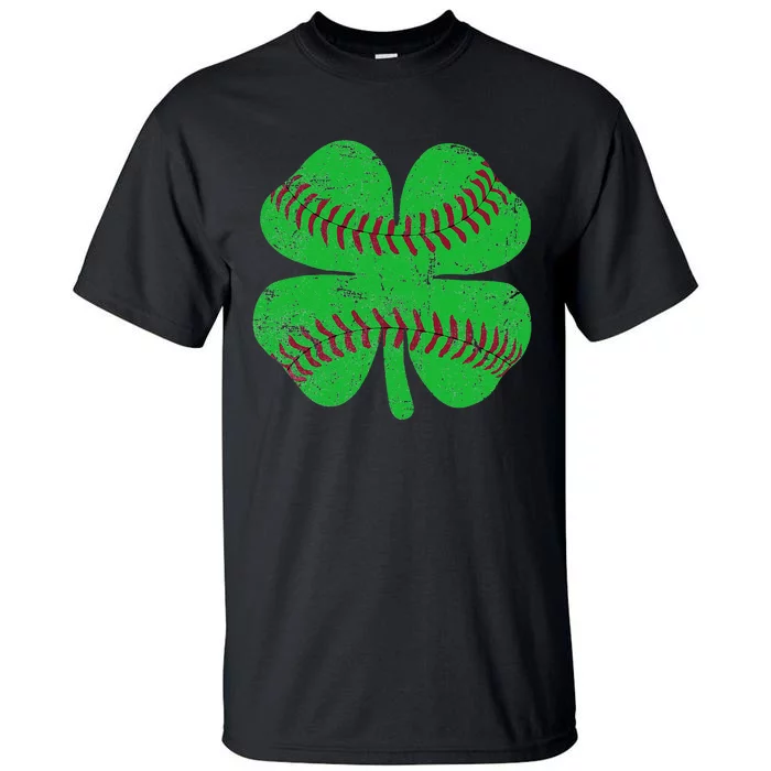 St Patricks Day Shamrock Baseball Saint Paddy's Tall T-Shirt