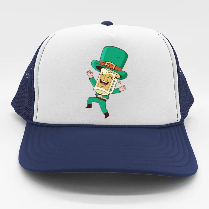 St Patrick's Day St Irish Beer Whiskey Shamrock Trucker Hat