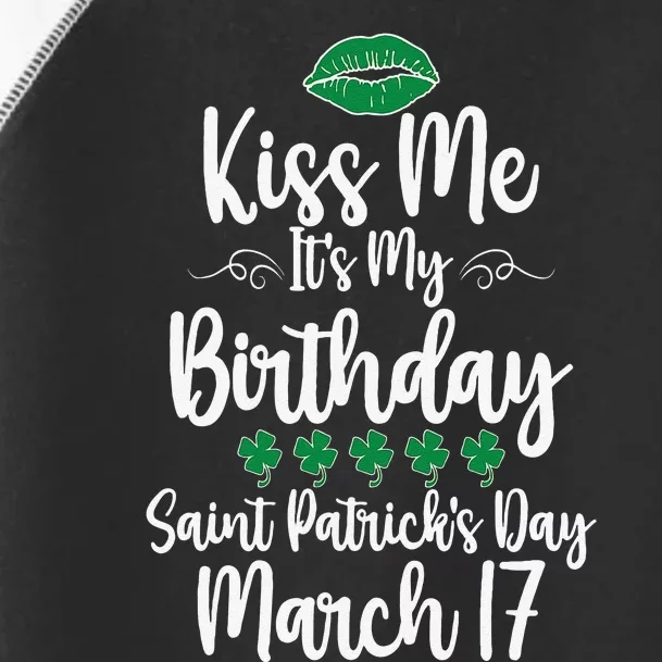 Saint Patrick's Day March Born Irish Birthday Toddler Fine Jersey T-Shirt