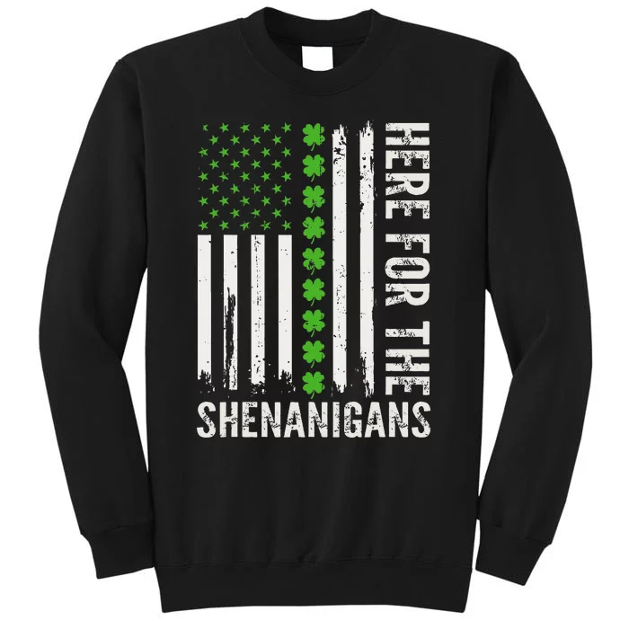 St Patricks Day Here For The Shenanigans St Patricks Day Sweatshirt