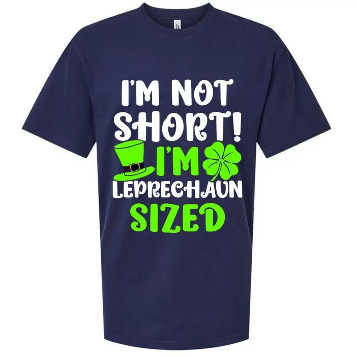 St Patricks Day Im Not Short Im Leprechaun Sized Sueded Cloud Jersey T-Shirt