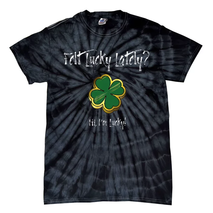 Saint Patrick's Day Shamrock Irish Lucky Gift Tie-Dye T-Shirt