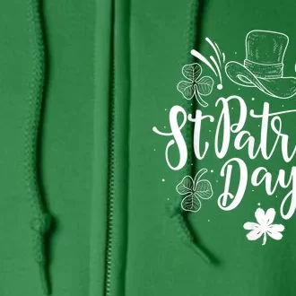 St Patricks Day Celebration Full Zip Hoodie