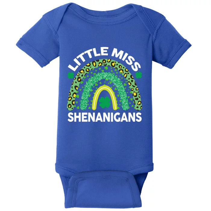 St Patricks Day Little Miss Shenanigans Gift Baby Bodysuit