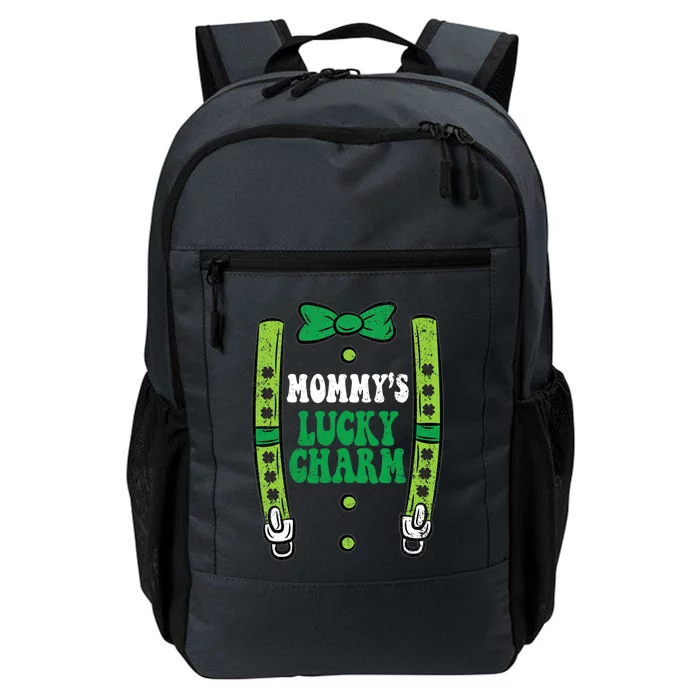 St Patricks Day Boy Mommys Lucky Charm Suspender Daily Commute Backpack