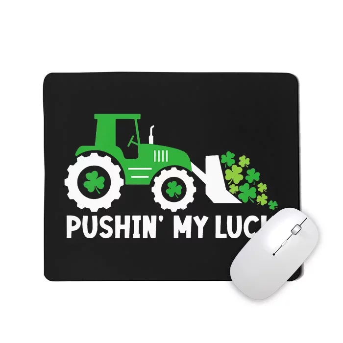 St Patrick's Day Pushing My Luck Monster Truck Mousepad