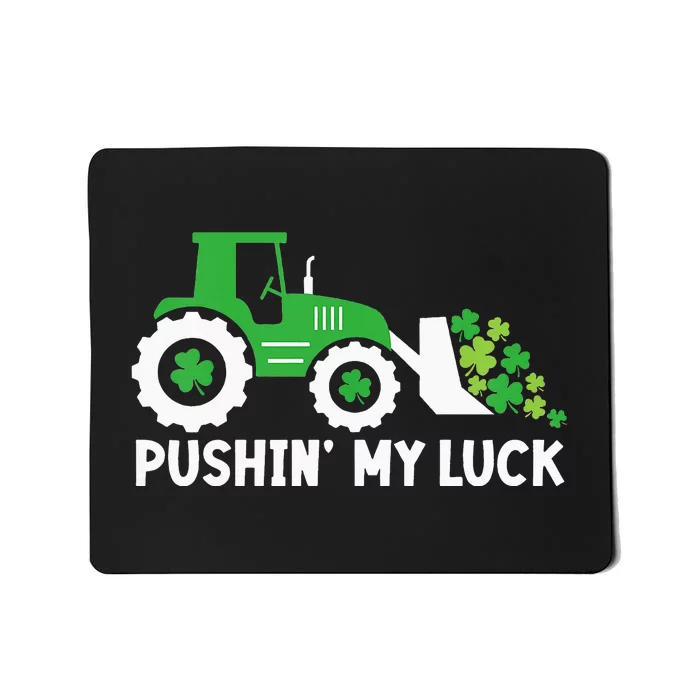 St Patrick's Day Pushing My Luck Monster Truck Mousepad