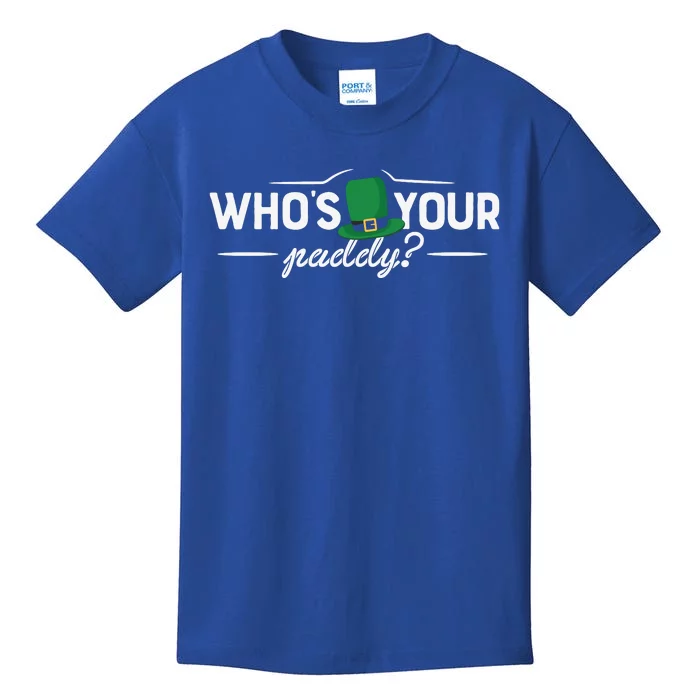 St Patricks Day WhoS Your Paddy Kids T-Shirt