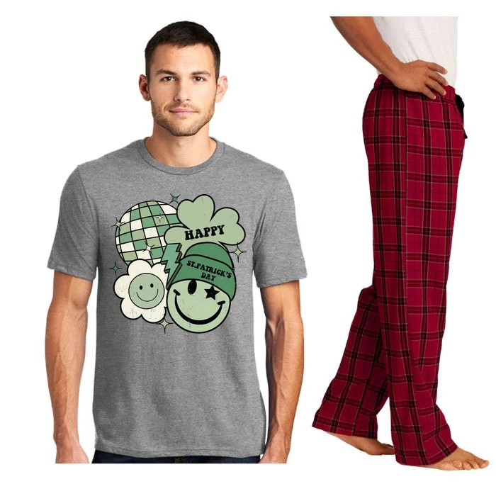 St Patricks Day Retro Smile Disco Party Pajama Set