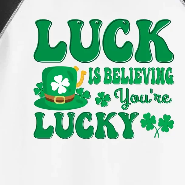 St Patricks Day Believing Gift Toddler Fine Jersey T-Shirt