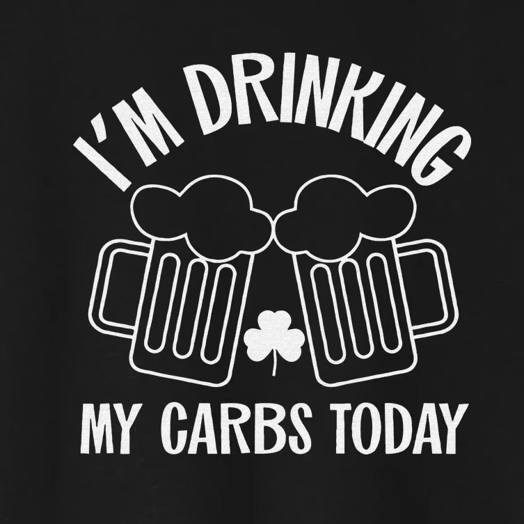 St Patricks Day Beer Drinking My Carbs Today Keto Low Carb Women's Crop Top Tee