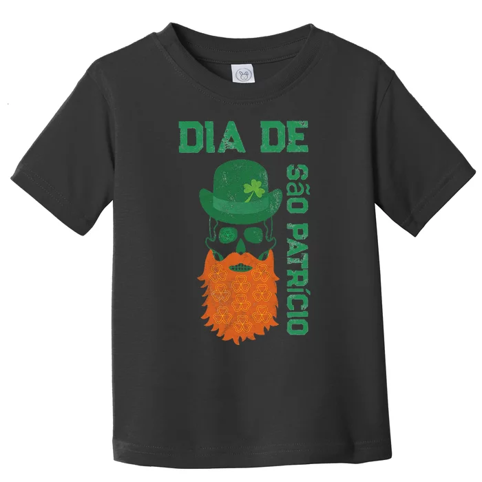 SAINT PATRICK'S DAY SKULL DESIGN Toddler T-Shirt