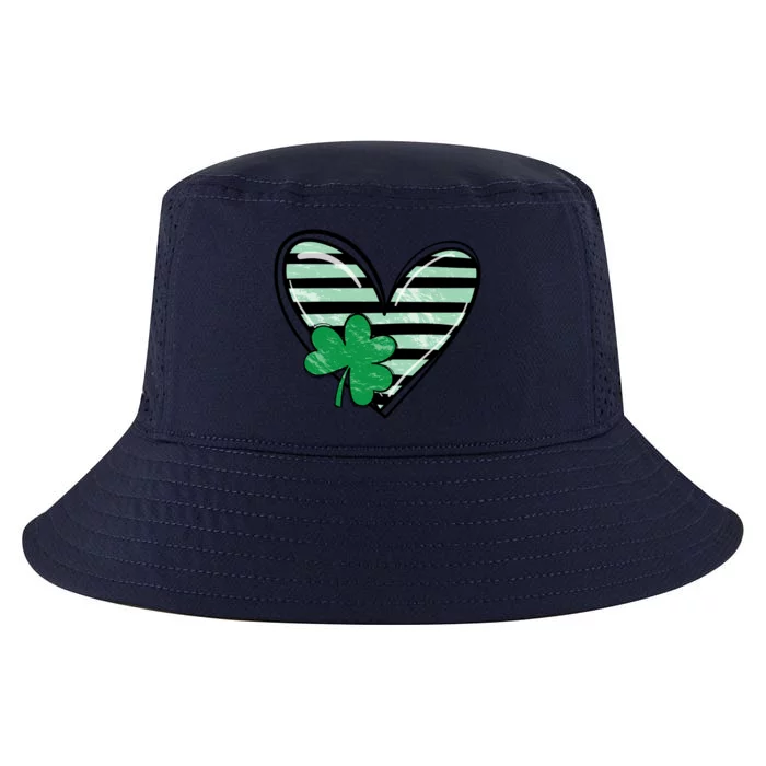 St Patrick's Day Clover Heart Holiday Cool Comfort Performance Bucket Hat