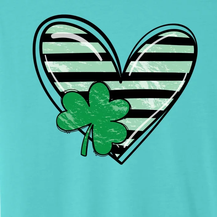 St Patrick's Day Clover Heart Holiday ChromaSoft Performance T-Shirt