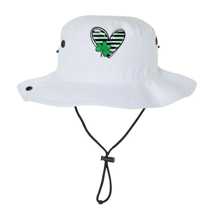 St Patrick's Day Clover Heart Holiday Legacy Cool Fit Booney Bucket Hat