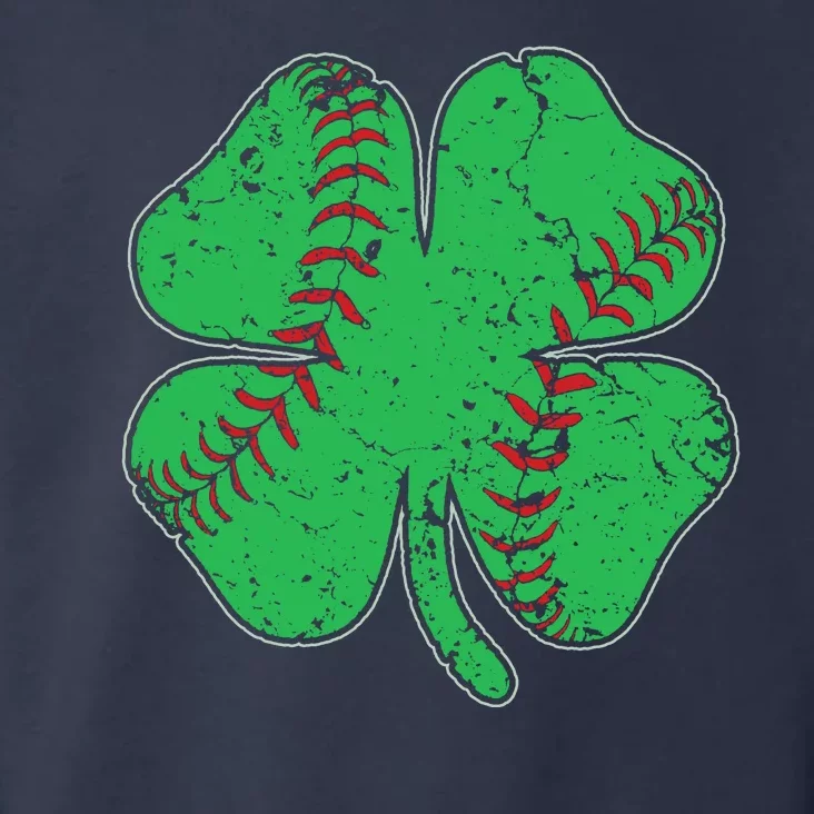 St Patrick's Day Baseball Catcher Pitcher Shamrock Toddler Hoodie