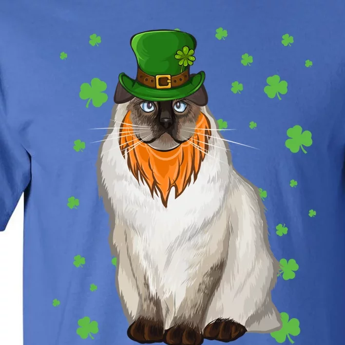 St Patricks Day Bir Cat Shamrock Gift Tall T-Shirt