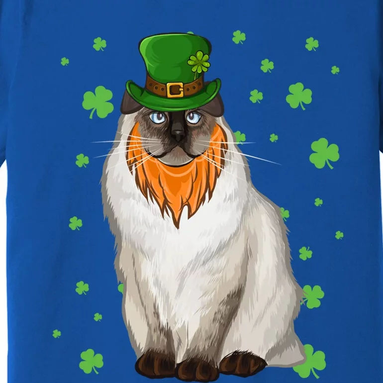 St Patricks Day Bir Cat Shamrock Gift Premium T-Shirt