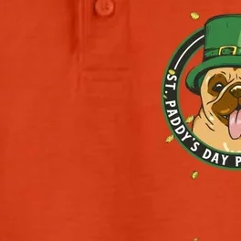 St Paddy's Day Party Dog For Gnomes Shamrock And Pug Lover Gift Dry Zone Grid Performance Polo