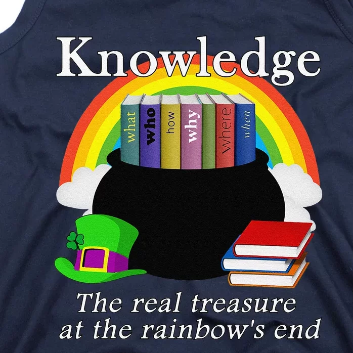 Saint Patrick's Day Teacher Knowledge Is Treasure Tank Top