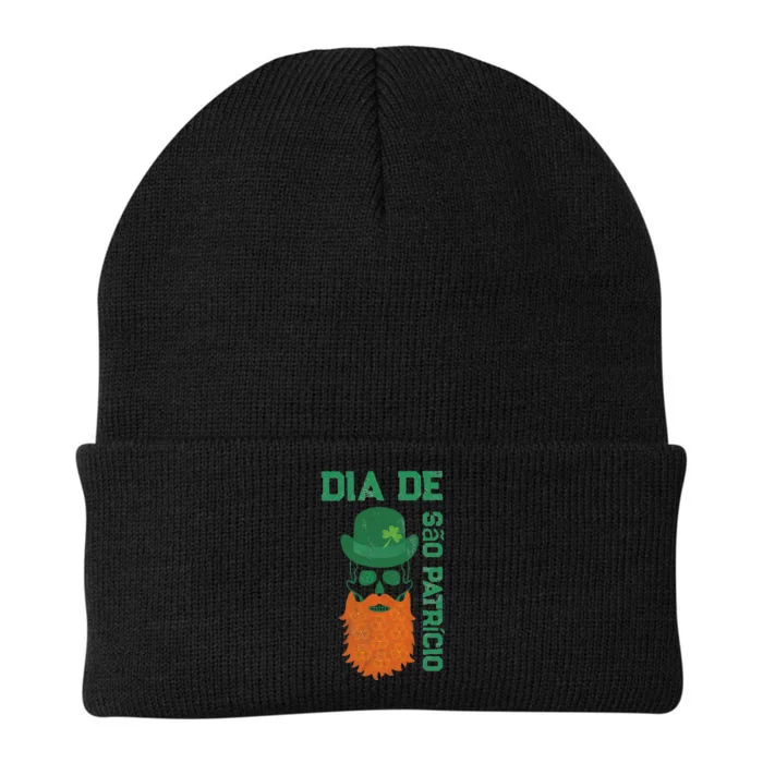 SAINT PATRICK'S DAY SKULL DESIGN Knit Cap Winter Beanie