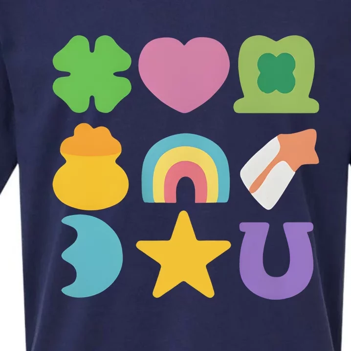 St Patricks Day Lucky Charm Sueded Cloud Jersey T-Shirt