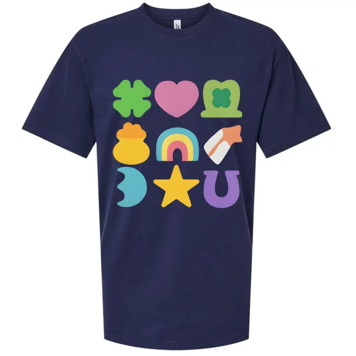 St Patricks Day Lucky Charm Sueded Cloud Jersey T-Shirt