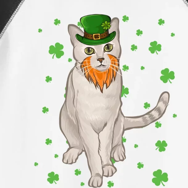 St Patricks Day Burmilla Cat Shamrock Gift Funny Gift Toddler Fine Jersey T-Shirt