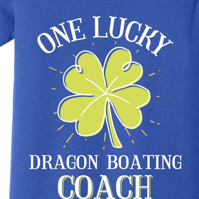 St Patricks Day Gift Lucky Dragon Boating Coach Gift Baby Bodysuit