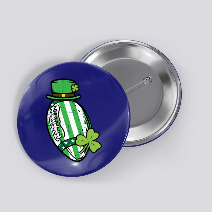 St Patricks Day American Football Saint Paddys Cool Gift Button