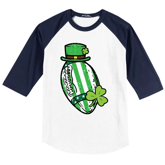 St Patricks Day American Football Saint Paddys Cool Gift Baseball Sleeve Shirt