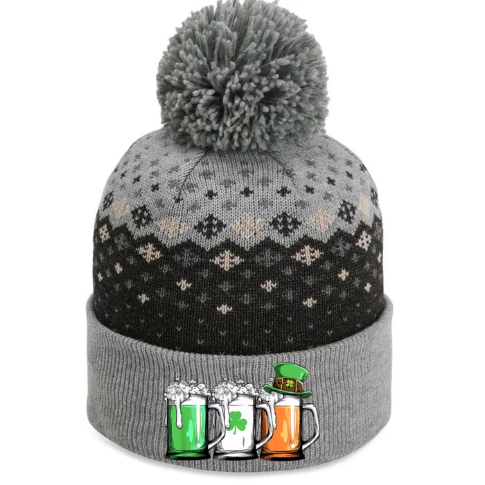 St Patrick's Day Beer The Baniff Cuffed Pom Beanie