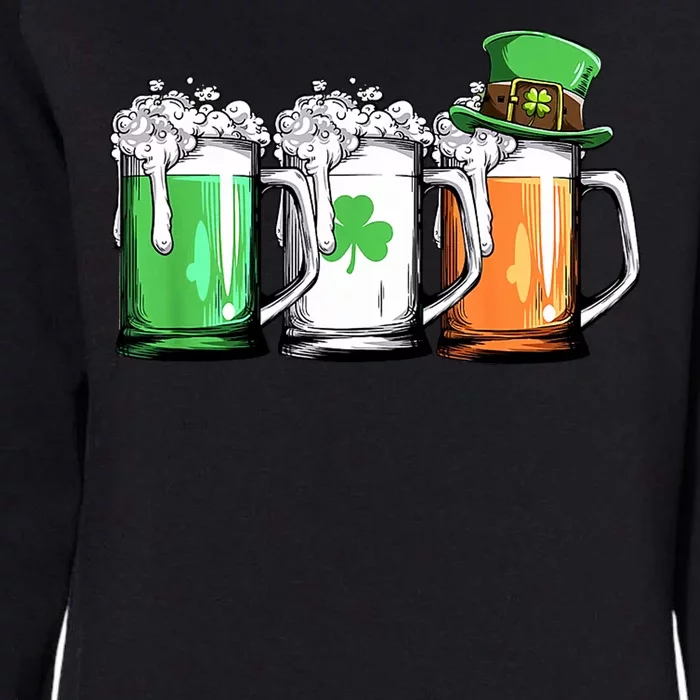 St Patrick's Day Beer Womens California Wash Sweatshirt