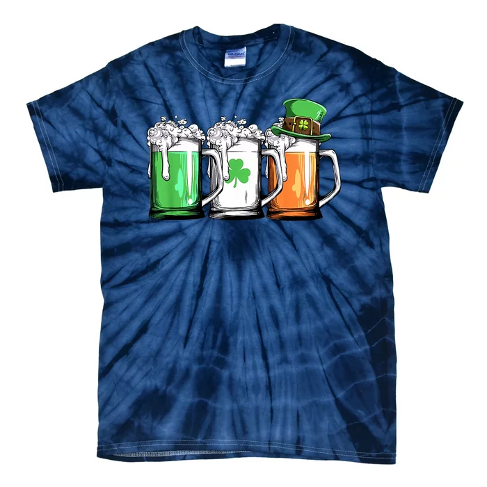 St Patrick's Day Beer Tie-Dye T-Shirt