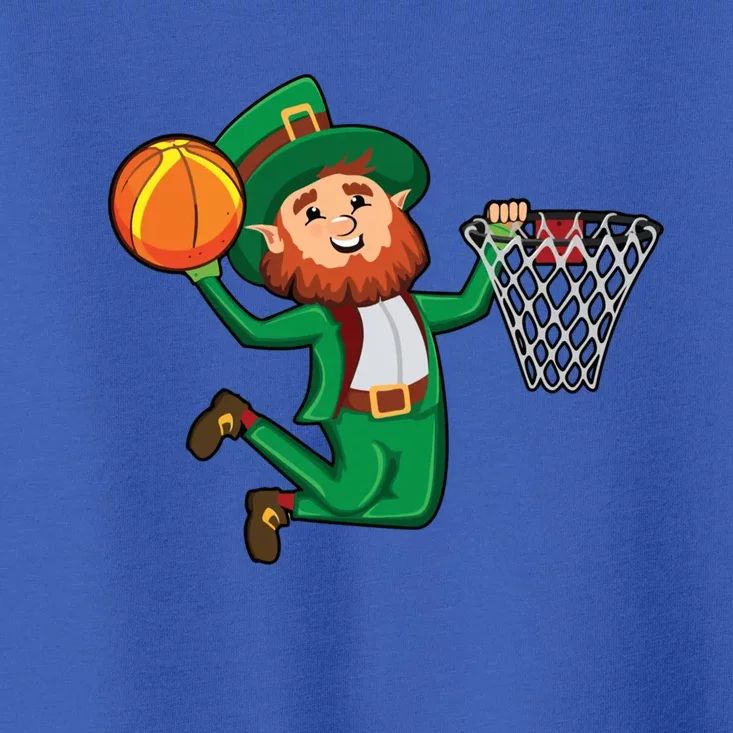 St Patricks Day Leprechaun Dunk Basketball Gift Toddler T-Shirt