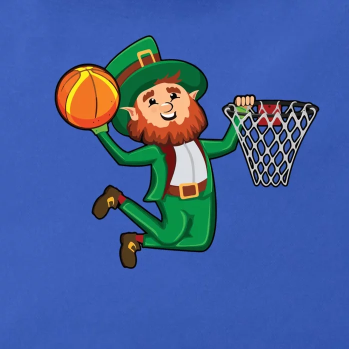 St Patricks Day Leprechaun Dunk Basketball Gift Zip Tote Bag