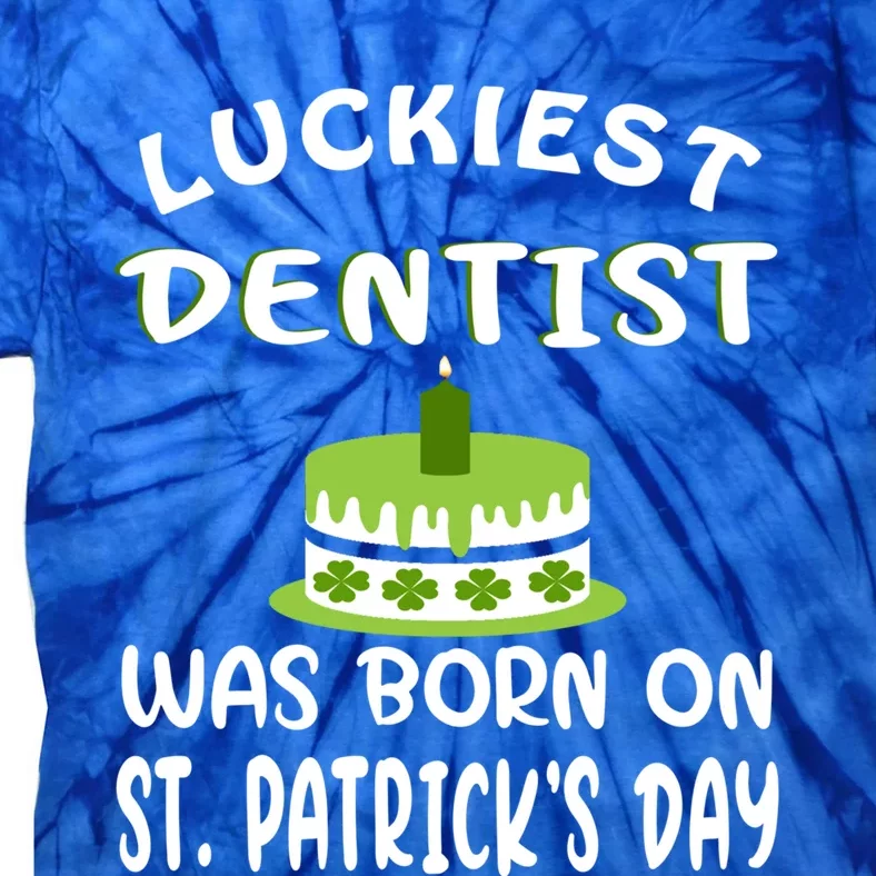 St Patrick Dentist Birthday Shamrock Dentist St Patrick Cute Gift Tie-Dye T-Shirt