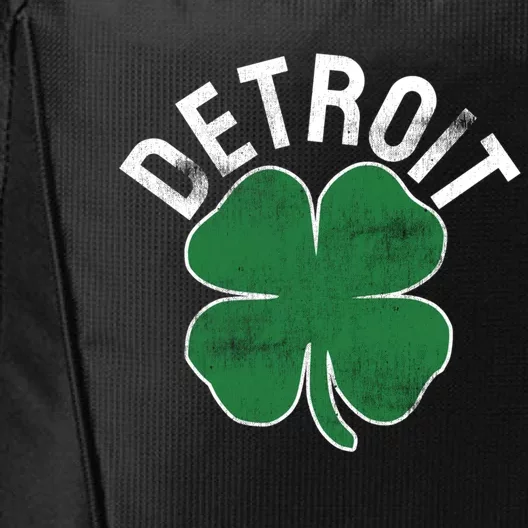 St Patrick's Day Shamrock Detroit Michigan Irish Gift City Backpack